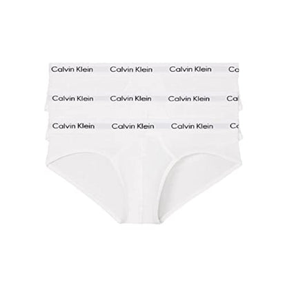 Calvin Klein Men's Cotton Stretch 3-Pack Brief, 3 White, XX-Large