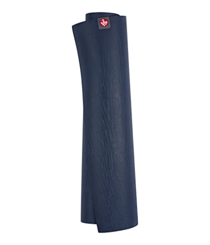 Manduka eKO Yoga Mat - For Women and Men, Strong, Durable, Non Slip Grip, 5mm Thick, 71 Inch, Midnight Blue, 180cm x 60cm x 5mm