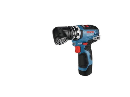 BOSCH GSR12V-300FCB22 12V Max EC Brushless Flexiclick 5-In-1 Drill/Driver System with (2) 2 Ah Batteries