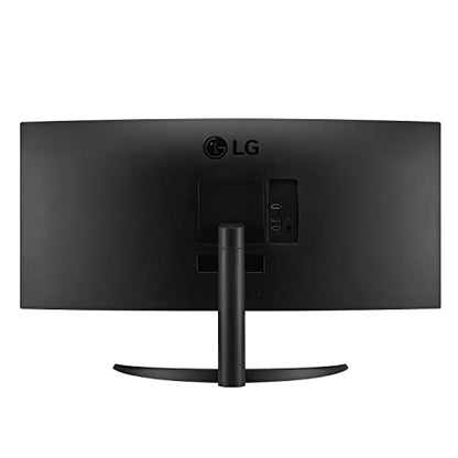 LG 34WP60C-B 34-Inch 21:9 Curved UltraWide QHD (3440x1440) VA Display with sRGB 99% Color Gamut and HDR 10, AMD FreeSync Premium and 3-Side Virtually Borderless Screen Curved QHD Tilt,Black