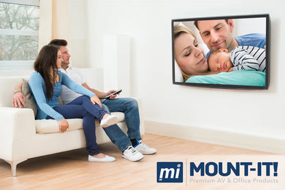 Mount-It! Full Motion TV Wall Mount with Swivel Arm for 28" 32" 40" 43" 48" 50" 55" Inch Flat Screen TVs