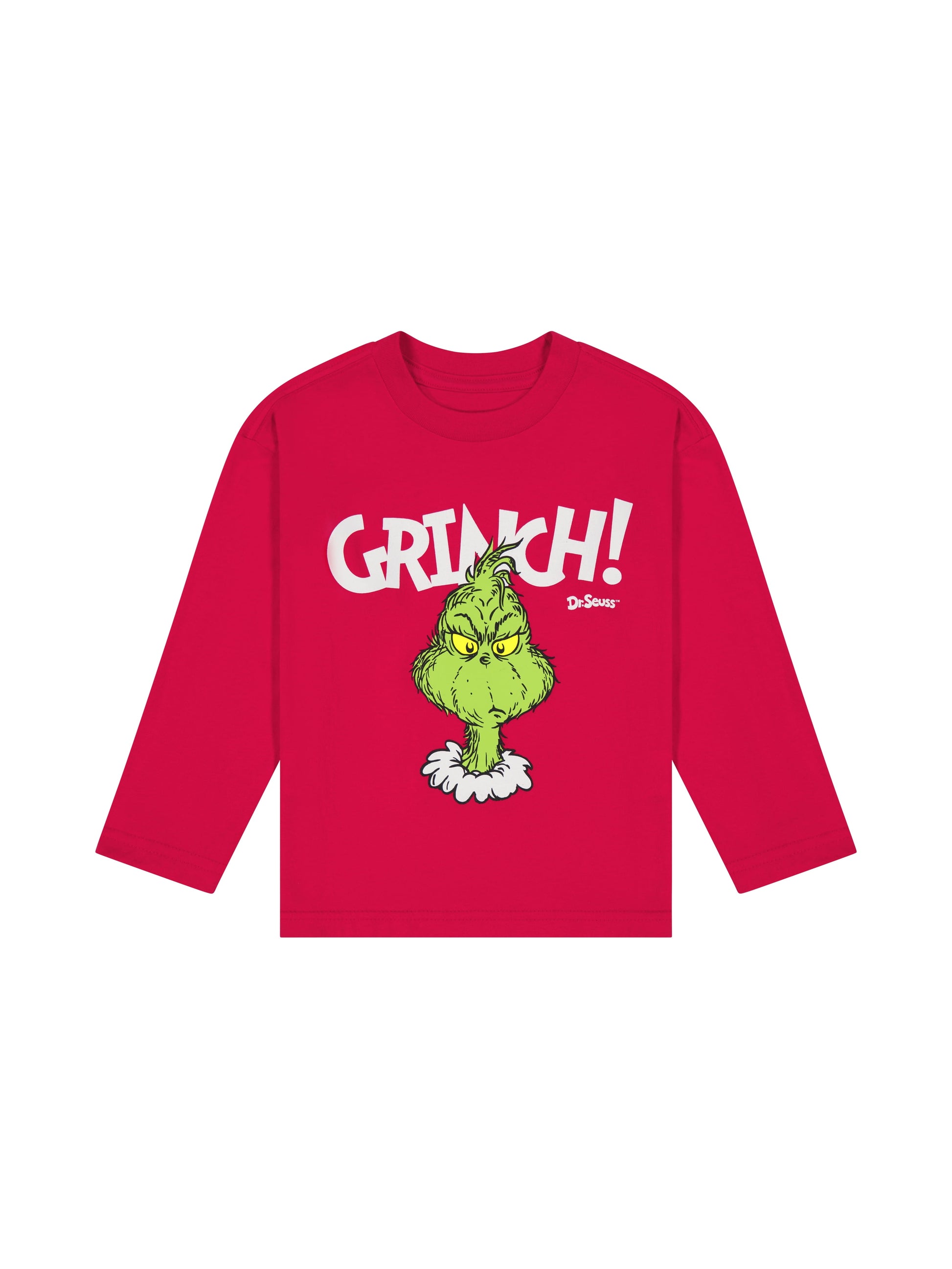Dr. Seuss' The Grinch Christmas Toddler Unisex Long Sleeve T-Shirt, Sizes 2T-5T