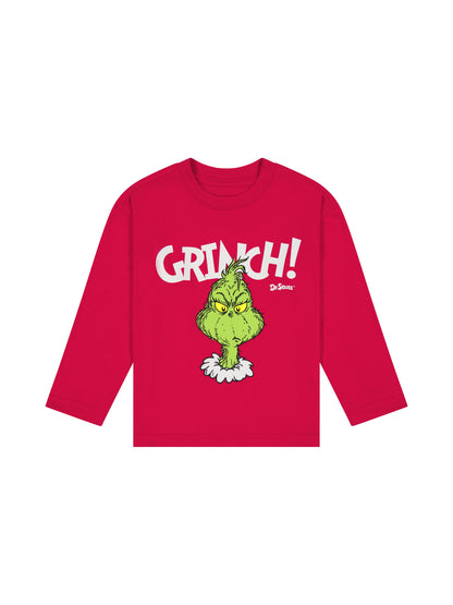 Dr. Seuss' The Grinch Christmas Toddler Unisex Long Sleeve T-Shirt, Sizes 2T-5T