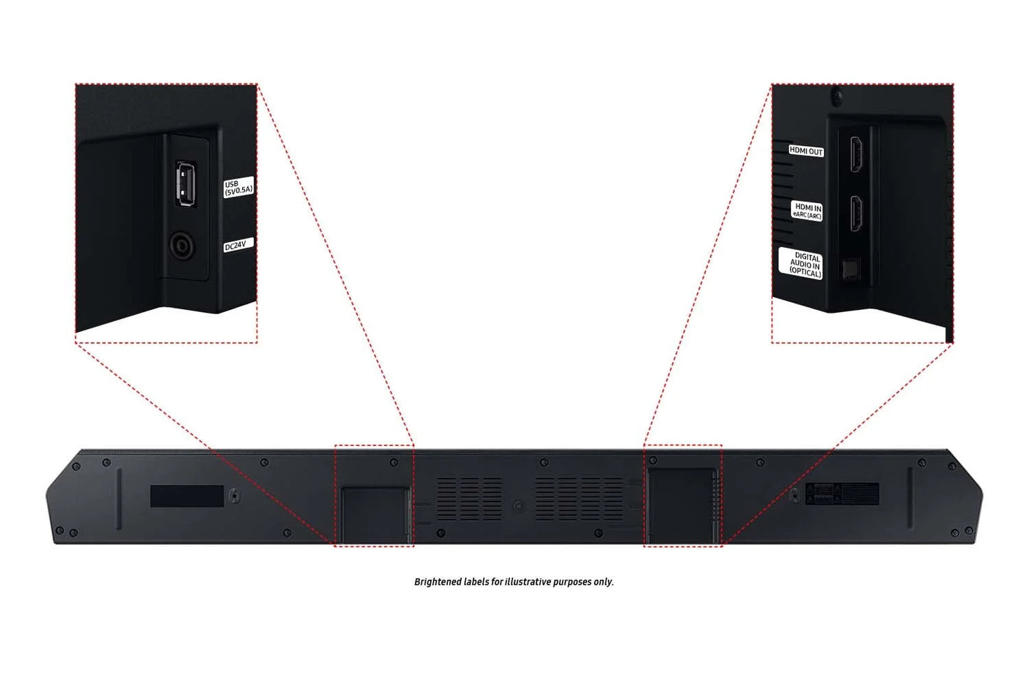 SAMSUNG Q-series 3.1ch. Dolby ATMOS Soundbar with Q-Symphony HW-Q6CC