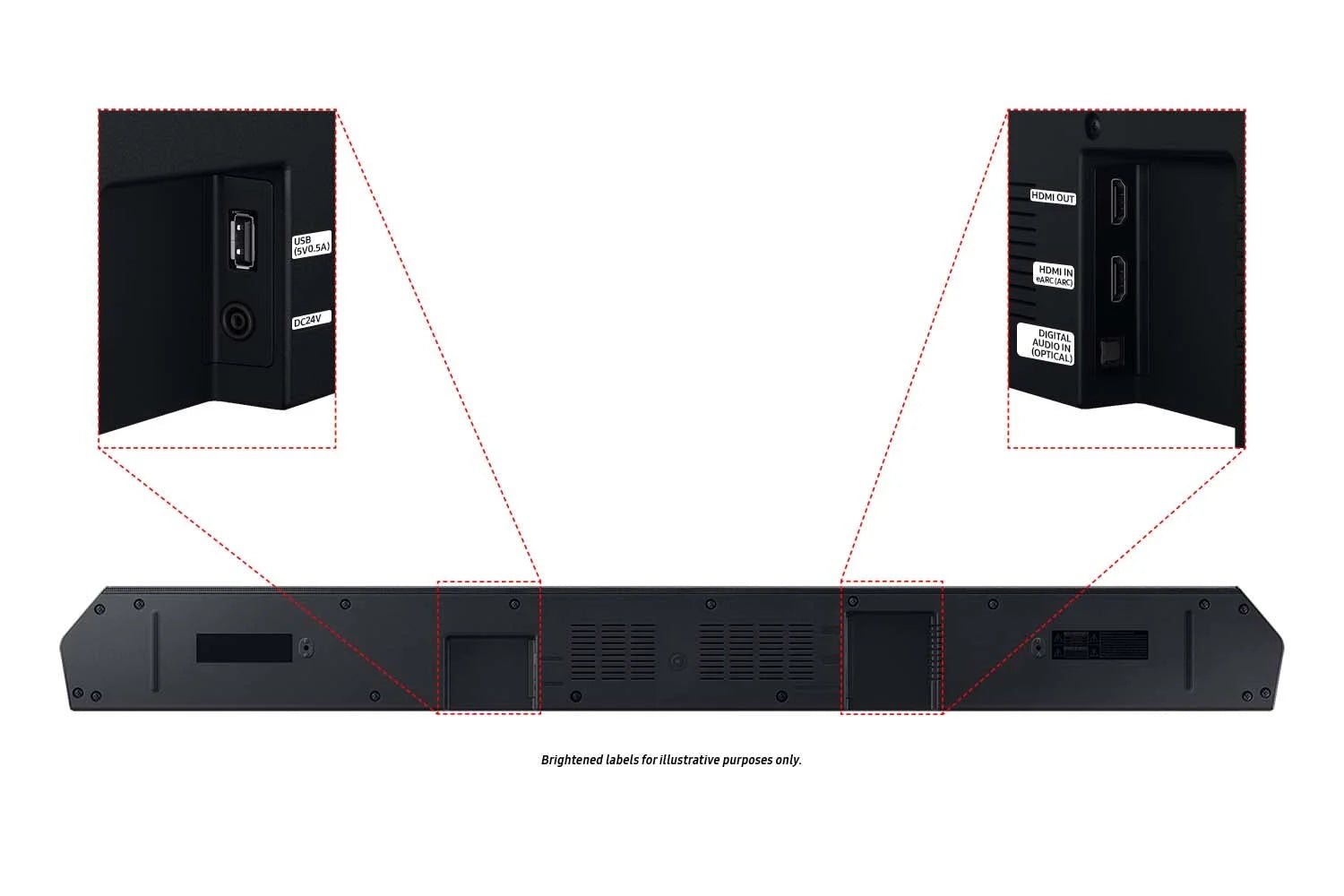 SAMSUNG Q-series 3.1ch. Dolby ATMOS Soundbar with Q-Symphony HW-Q6CC