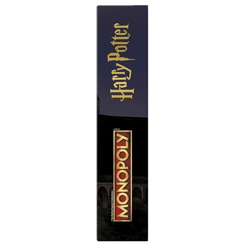 Monopoly Harry Potter Edition Board Game | A Magical Adventure at Hogwarts | Ages 8 and Up | 2 to 6 Players | Family Games | Gifts for Kids and Adults