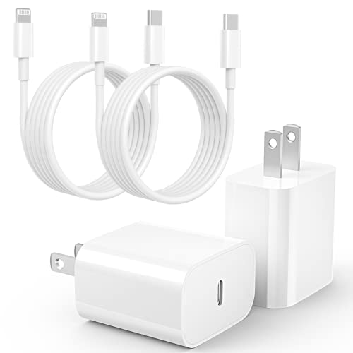 iPhone 14 13 12 11 Charger Fast Charging, 2Pack USB C Charger with 6FT Cord