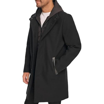 Kenneth Cole Men's Outerwear Coat,black,MEDIUM