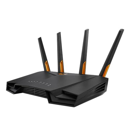 ASUS TUF Gaming WiFi 6 Router (TUF-AX4200) - Dedicated Gaming Port, Dual 2.5G Port, 3 Steps Port Forwarding, Extendable Router with AiMesh Technology, AiProtection Pro, VPN, Instant Guard