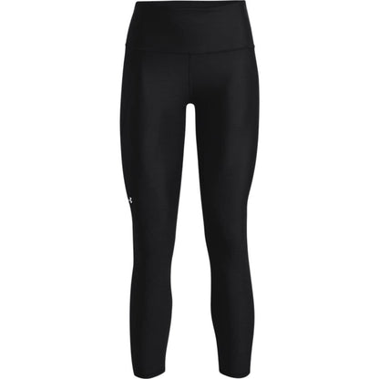 Under Armour Womens HeatGear Armour High Waisted Ankle No-Slip Leggings , Black (001)/White , Large