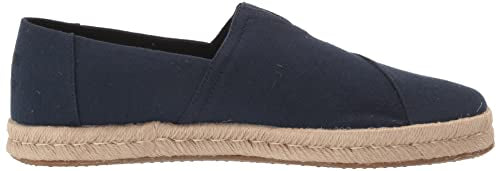 TOMS Men's ALP Rope 2.0 Loafer Flat, Navy, 8