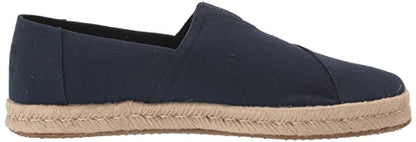 TOMS Men's ALP Rope 2.0 Loafer Flat, Navy, 8