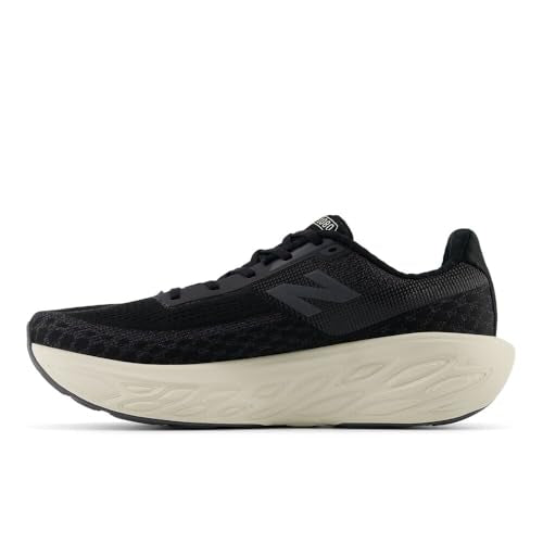 New Balance Men's Fresh Foam X 1080 V14 Running Shoe, Black/Magnet/Linen, 12 M