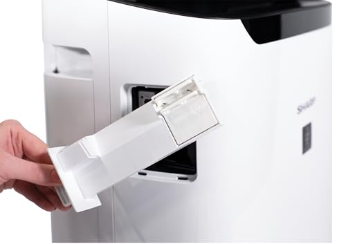 SHARP Smart Air Purifier for XL Rooms – Covers up to 2,430 sqft in one hour, Compatible w/Alexa, True HEPA Filter Air Purifier for Living Room, Dust, Smoke, Pollen - FXJ80UW