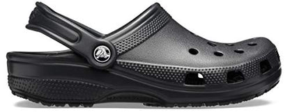 Crocs Unisex-Adult Classic Clogs (Best Sellers), Black, 6 Men/8 Women