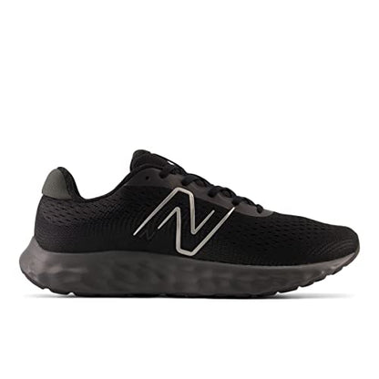 New Balance Men's 520 V8 Running Shoe, Black/Black, 12