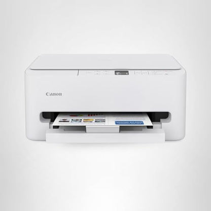 Canon PIXMA TS6520 Wireless Color Inkjet Printer for Duplex Printing, White – Home Printer with Copier/Scanner, 1.42” OLED Display, Intuitive Control Panel, Compact Design