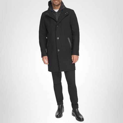 Kenneth Cole Men's Outerwear Coat,black,MEDIUM