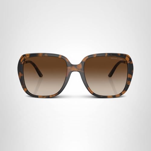 Michael Kors MK2206 Albany Sunglasses, Dark Tortoise/Brown Gradient, 55 mm