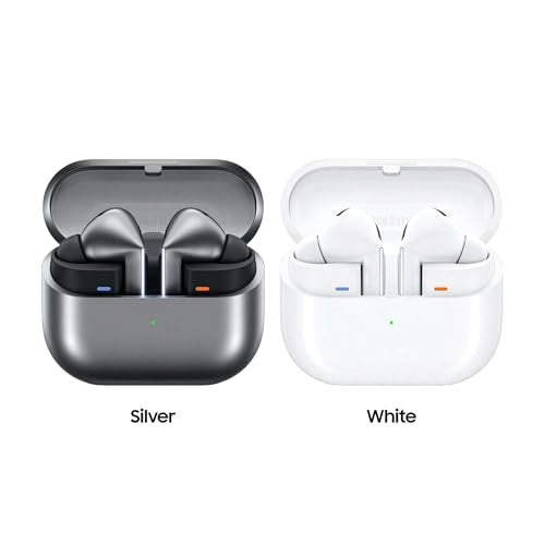 Samsung Galaxy Buds 3 Pro AI True Wireless Bluetooth Earbuds, Noise Cancelling, Sound Optimization, Redesigned Comfort Fit, White [US Version, Amazon Exclusive, 2Yr Warranty]