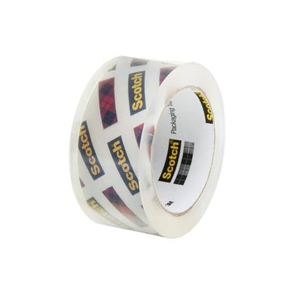 Scotch Box Lock Packing Tape, Clear, Extreme Grip Moving Tape, 1.88 in. x 54.6 yd, 3 Rolls, Tape Dispenser not Included