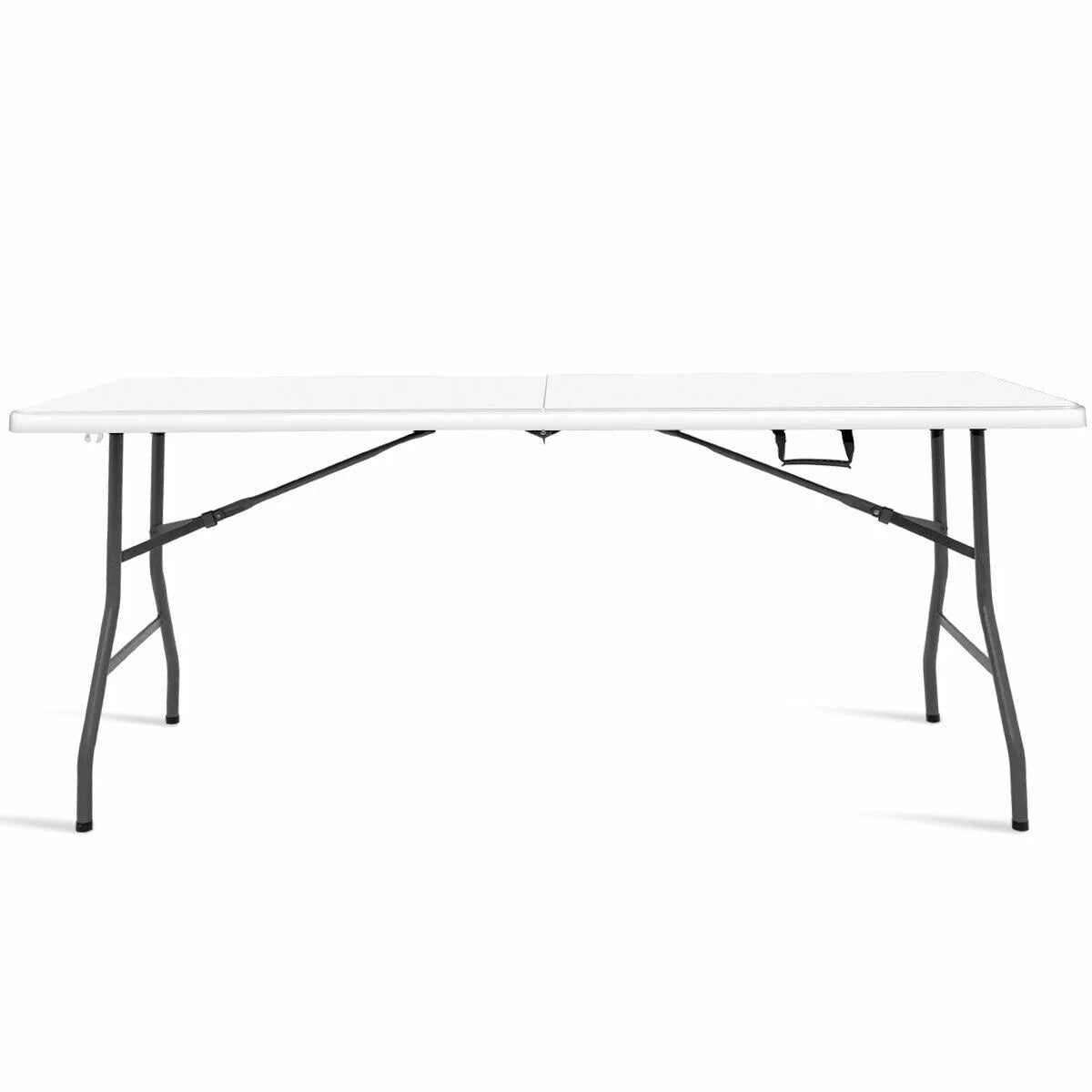 Costway 6' Folding Table Portable Plastic Indoor Outdoor Picnic Party Dining Camp Tables