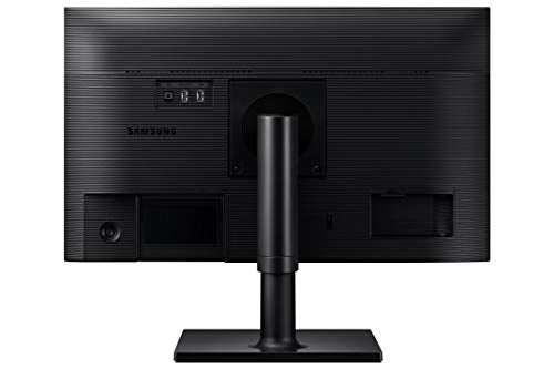 SAMSUNG FT45 Series 24-Inch FHD 1080p Computer Monitor, 75Hz, IPS Panel, HDMI, DisplayPort, USB Hub, Built-in Speakers, Height Adjustable Stand, 3 Yr WRNTY (LF24T450FZNXGO),Black
