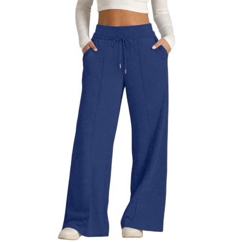 moolBeko Double Waisted Sweatpants Women Baggy Lightweight Sweat Pants