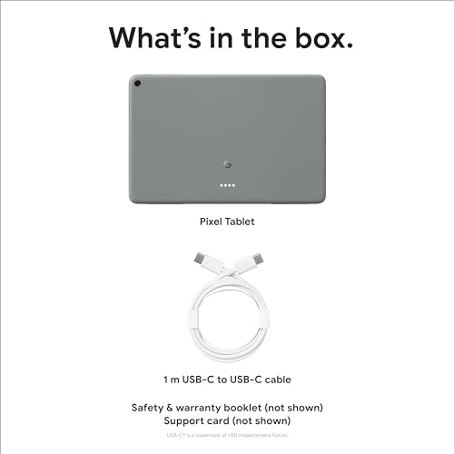 Google Pixel Tablet - Android Tablet with 11-Inch Screen and Extra-Long Battery Life - Hazel - 8 GB RAM - 256 GB