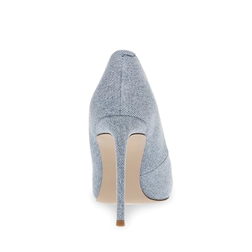 Steve Madden Women's Vala Pump, Light Denim, 6