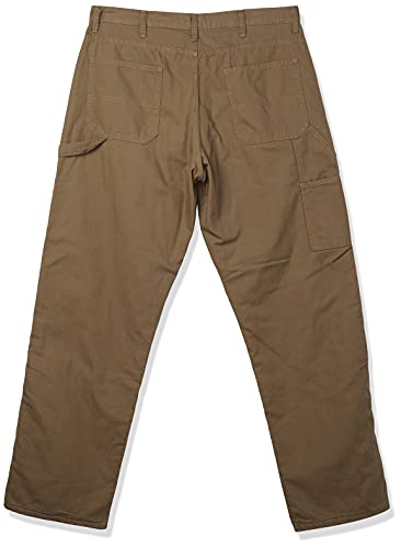 Wrangler Authentics Men's Fleece Lined Carpenter Pant,Autumn Khaki,34W X 30L