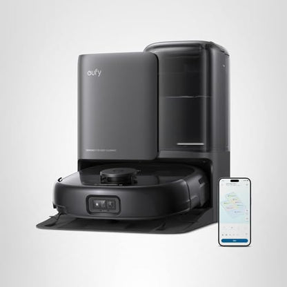 eufy Robot Vacuum E25, HydroJet System with Roller Mop, 20,000 Pa Turbo High Suction, All-in-One Robot Vacuum and Mop Combo for Home, Edge-to-Corner Cleaning, Zero-Tangle Design, AI Obstacle Avoidance