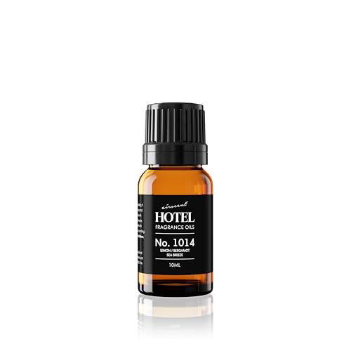 AirScent Hotel Diffuser Oil No. 1014 - The Iconic 5-Star Hotel Coastal Blend - Lemon Bergamot Sea Breeze - 10 mL Premium Fragrance Oil for Ultrasonic and Waterless Diffusers and Crafting