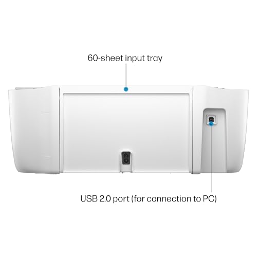 HP DeskJet 2827e Wireless All-in-One Color Inkjet Printer, Scanner, Copier, Best Home Printer, 3 Months of Instant Ink Trial Included (6W7F5A)