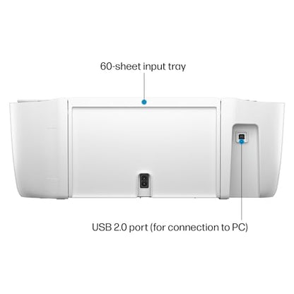 HP DeskJet 2827e Wireless All-in-One Color Inkjet Printer, Scanner, Copier, Best Home Printer, 3 Months of Instant Ink Trial Included (6W7F5A)