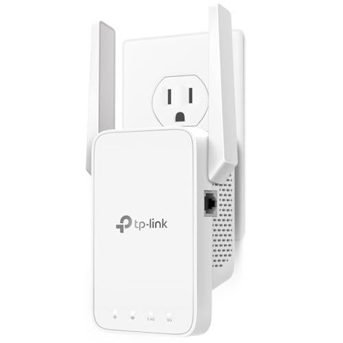 TP-Link AC1200 WiFi Extender, 2023 Engadget Best Budget Pick, 1.2Gbps Signal Booster for Home, Dual Band 5GHz/2.4GHz, Covers Up to 1500 Sq.ft and 30 Devices, Support Onemesh, One Ethernet Port (RE315)