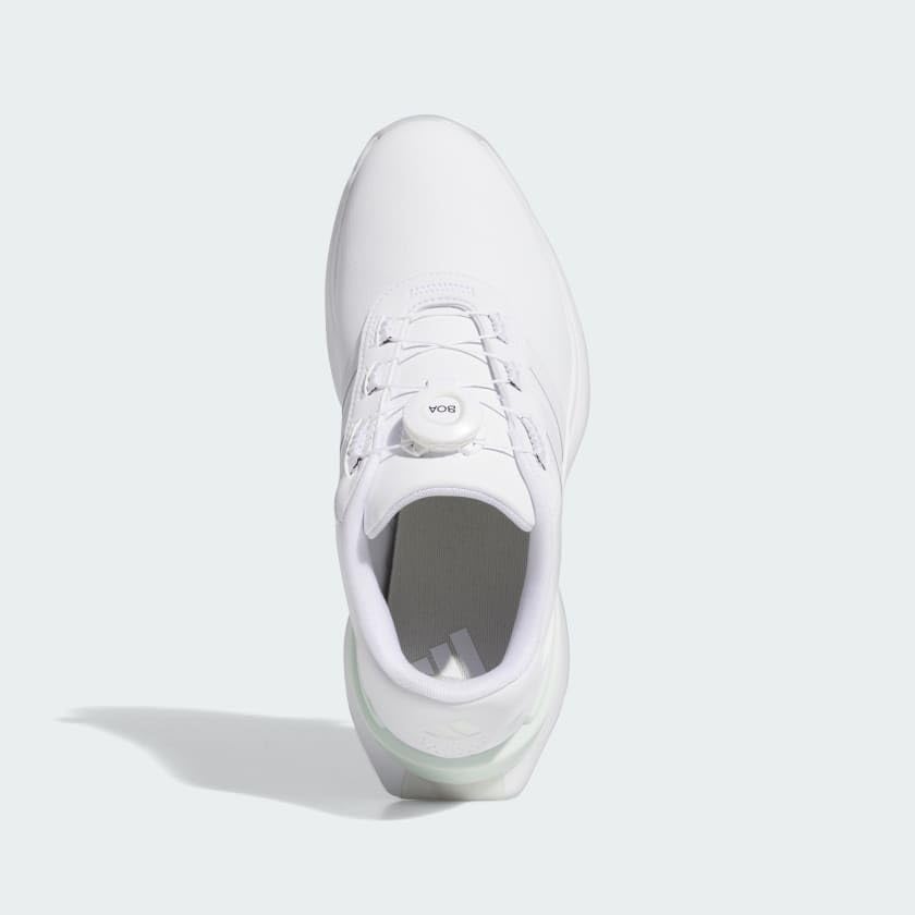 adidas Women's S2G Spikeless BOA 24 Golf Shoes, Footwear White/Crystal Jade, 5.5