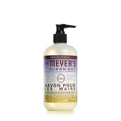 MRS. MEYER'S CLEAN DAY Hand Soap, Made with Essential Oils, Compassion Flower, 12.5 fl. oz - Pack Of 3