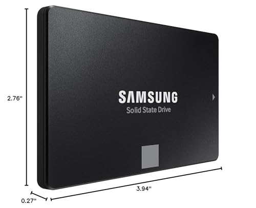 Samsung 870 EVO SATA III SSD 1TB 2.5” Internal Solid State Drive, Upgrade PC or Laptop Memory and Storage for IT Pros, Creators, Everyday Users, MZ-77E1T0B/AM