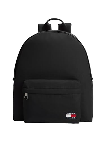 Tommy Jeans Men's Essential Daily Ripstop Backpack, BLACK One Size