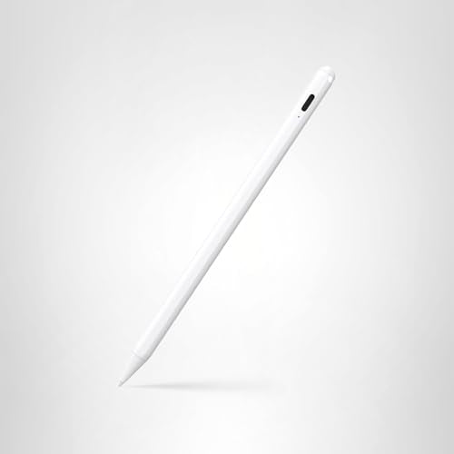 Stylus Pen for iPad 6th-11th Generation-2X Fast Charge Active Pencil Compatible with 2018-2025 Apple iPad Pro 11"/12.9"/M4, iPad Air 3/4/5/M2/M3,iPad mini 5/6 Gen-White
