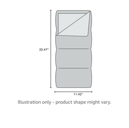 Coleman Heritage Big & Tall 10°F Flannel Sleeping Bag, XL Sleeping Bag Fits Adults up to 6ft 7in Tall, Machine Washable, Great for Camping, Hunting, Guests, & More