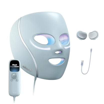 Shark CryoGlow LED Face Mask, Red Light Therapy, Under-Eye Cooling, FW312