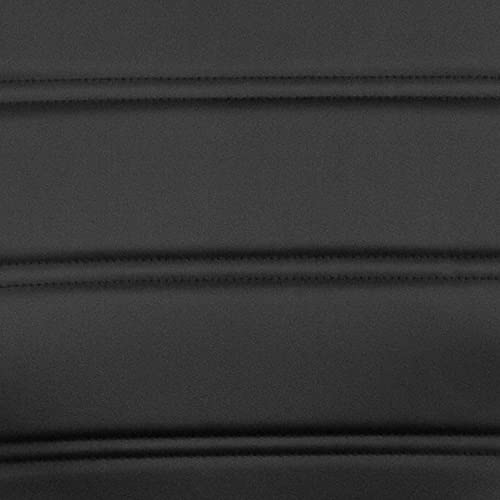 Flash Furniture Whitney Mid-Back Swivel LeatherSoft Desk Chair with Wheels, Padded Seat and Armrests, Adjustable Height Padded Office Chair, Black