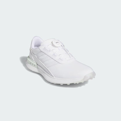 adidas Women's S2G Spikeless BOA 24 Golf Shoes, Footwear White/Crystal Jade, 5.5