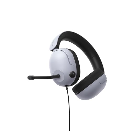 Sony INZONE H3 Wired Gaming Headphones With Mic, PS5 Headphones, Over-Ear, Personalized 360 Spatial Sound, Discord Certified MDR-G300 (White)