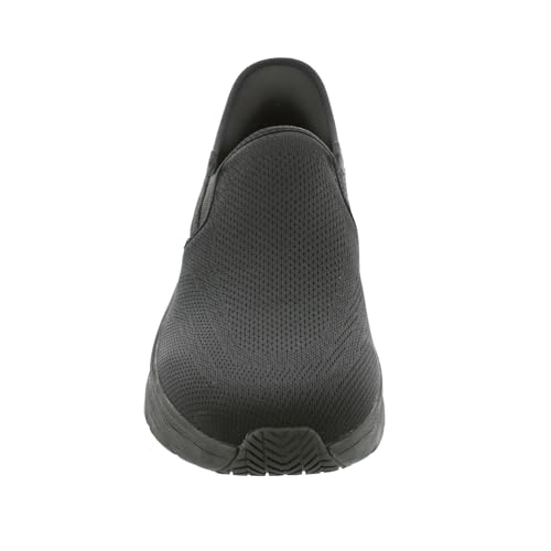 Skechers Men's Hands Free Slip-Ins D'Lux Walker SR Joden Health Care Professional Shoe, Black, 11.5 Wide
