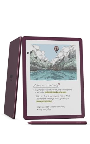 Amazon Kindle Scribe Colorsoft 64GB (newest model) — 11” paper-like color display — Write in notebooks, docs, and books. Read in any light. Pen included - Fig