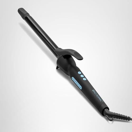Bio Ionic Long Barrel Styler, 0.75" Curling Iron with Moisture Heat Technology & NanoIonic MX, Verstatile Curling Wand with Longer Barrel for Small Tight Curls & Spirals