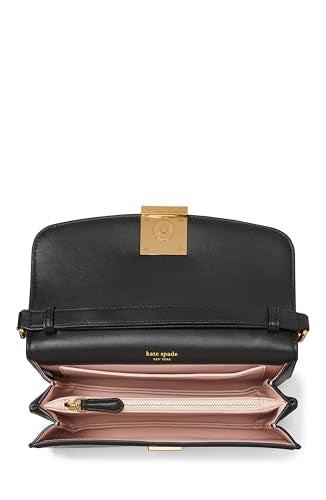 kate spade new york Dakota Smooth Leather Small Crossbody, Black